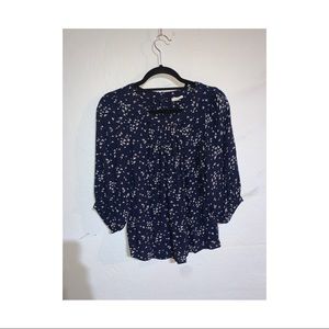 Floral 3/4 sleeve blouse